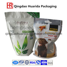 Printed Ziplock Pet Food Bag with Clear Window